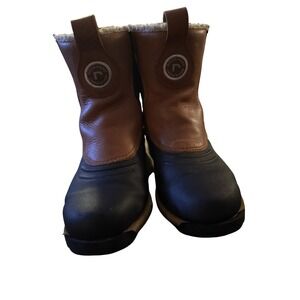 Rockport Hydro-Shield Snow Boots Mens 8.5 Brown Black